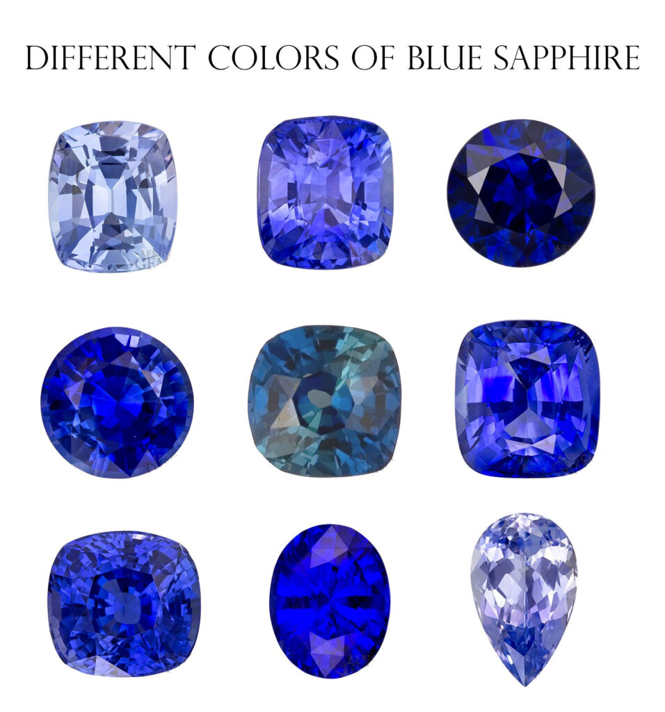 Colors on sale of sapphires